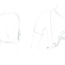 Sketch of early harness concept